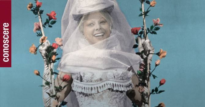 Sandra Milo in Giulietta degli Spiriti di Federico Fellini