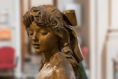  Francesco Messina. Beatrice, bronzo dorato, 1958 © Sara Rizzo