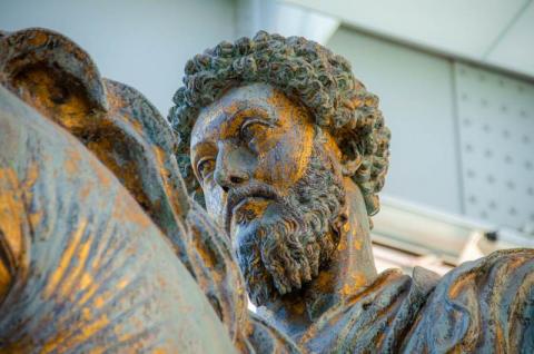 Musei Capitolini, Statua equestre di Marco Aurelio. Esedra