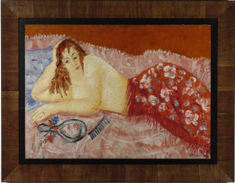 Adriana Pincherle, Nudo con scialle, 1932